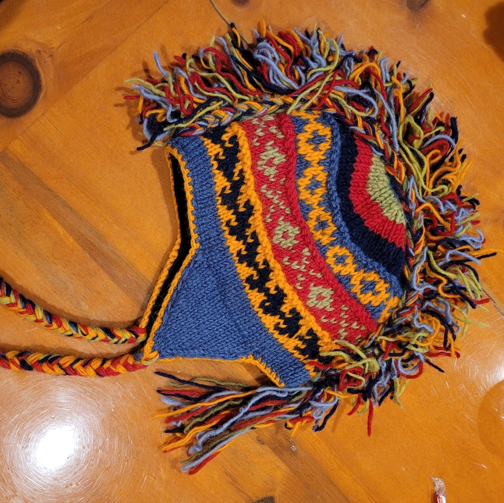 Funky mohawk winter hat
